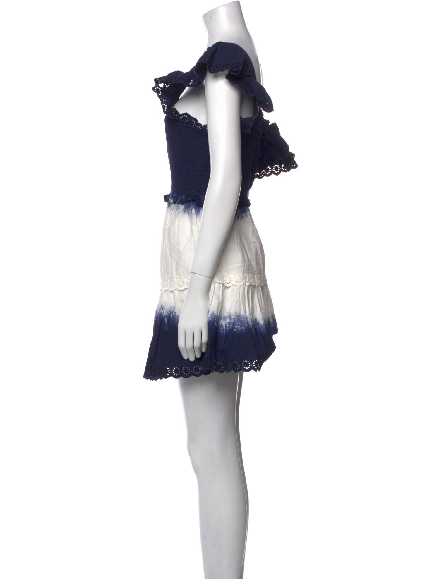 Sea New York Lace Pattern Mini Dress