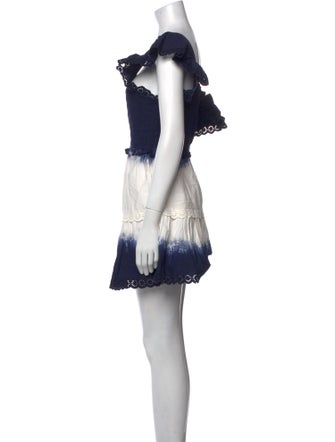 Sea New York Lace Pattern Mini Dress