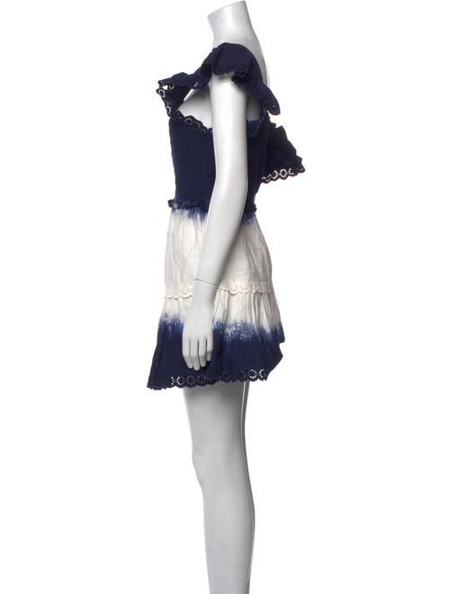 Sea New York Lace Pattern Mini Dress