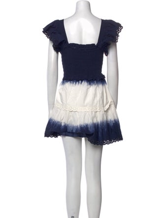 Sea New York Lace Pattern Mini Dress