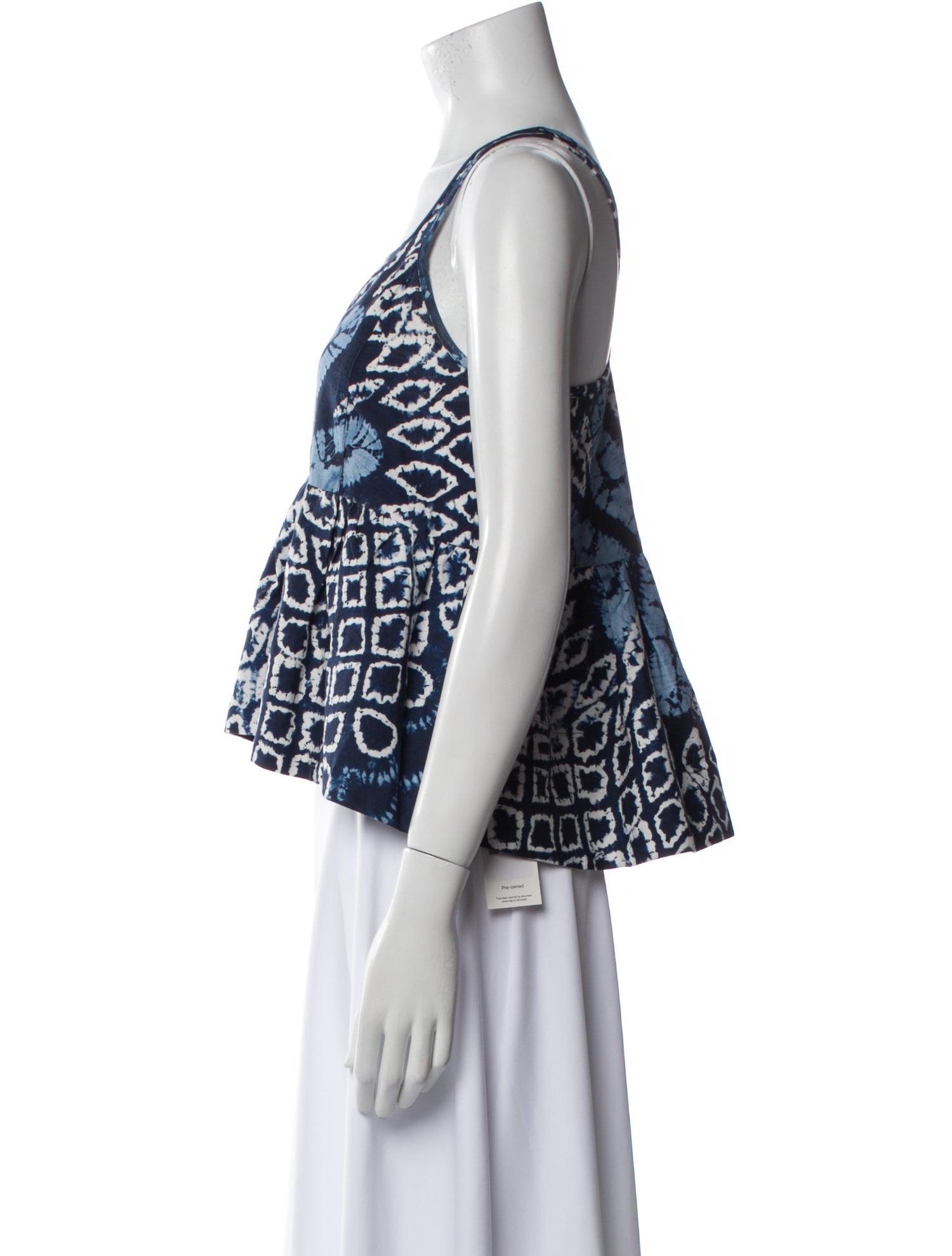 Sea New York Printed Square Neckline Top