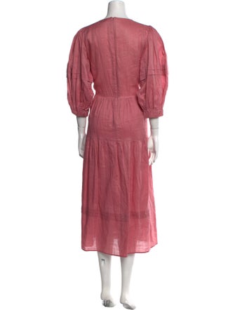 Sea New York Crew Neck Long Dress