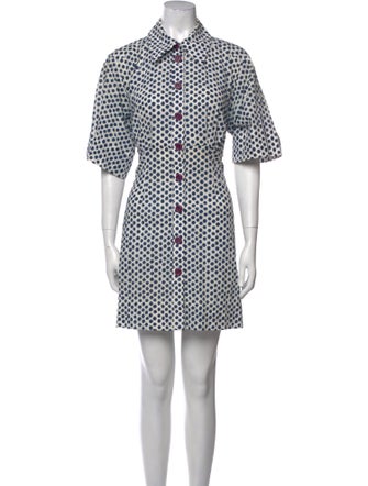 Sea New York Polka Dot Print Mini Dress