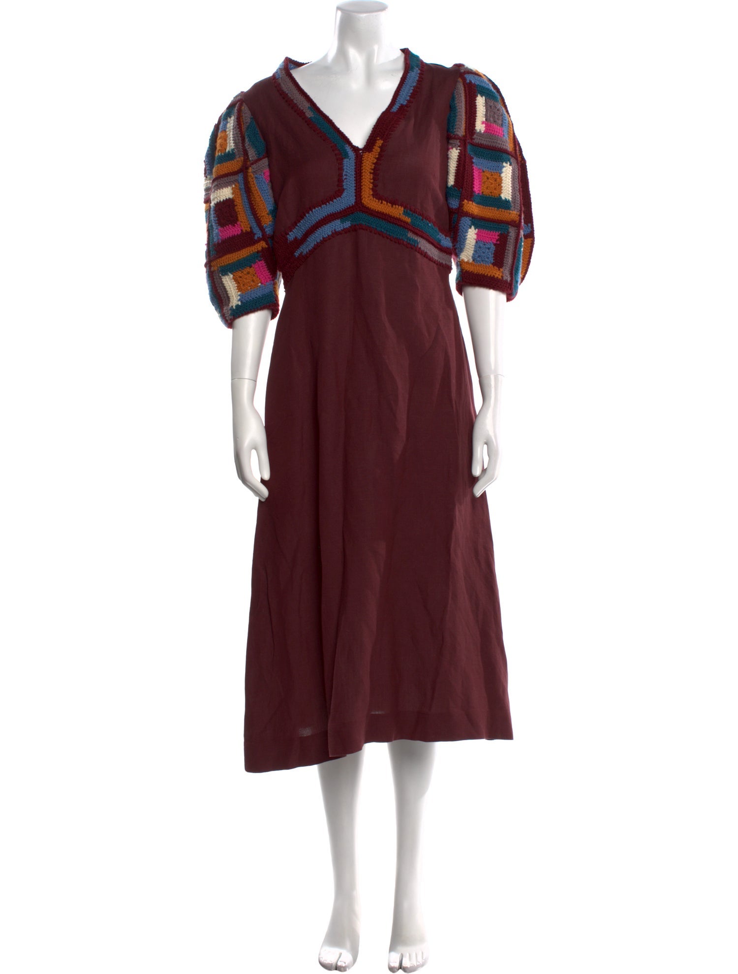 Sea New York V-Neck Midi Length Dress