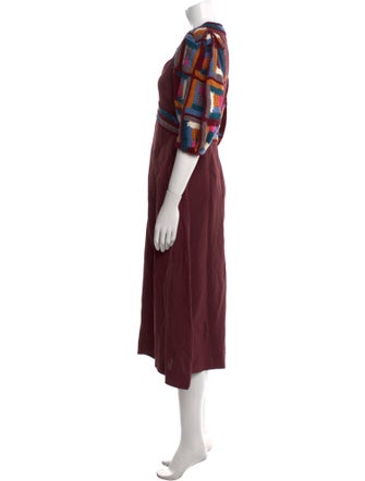 Sea New York V-Neck Midi Length Dress