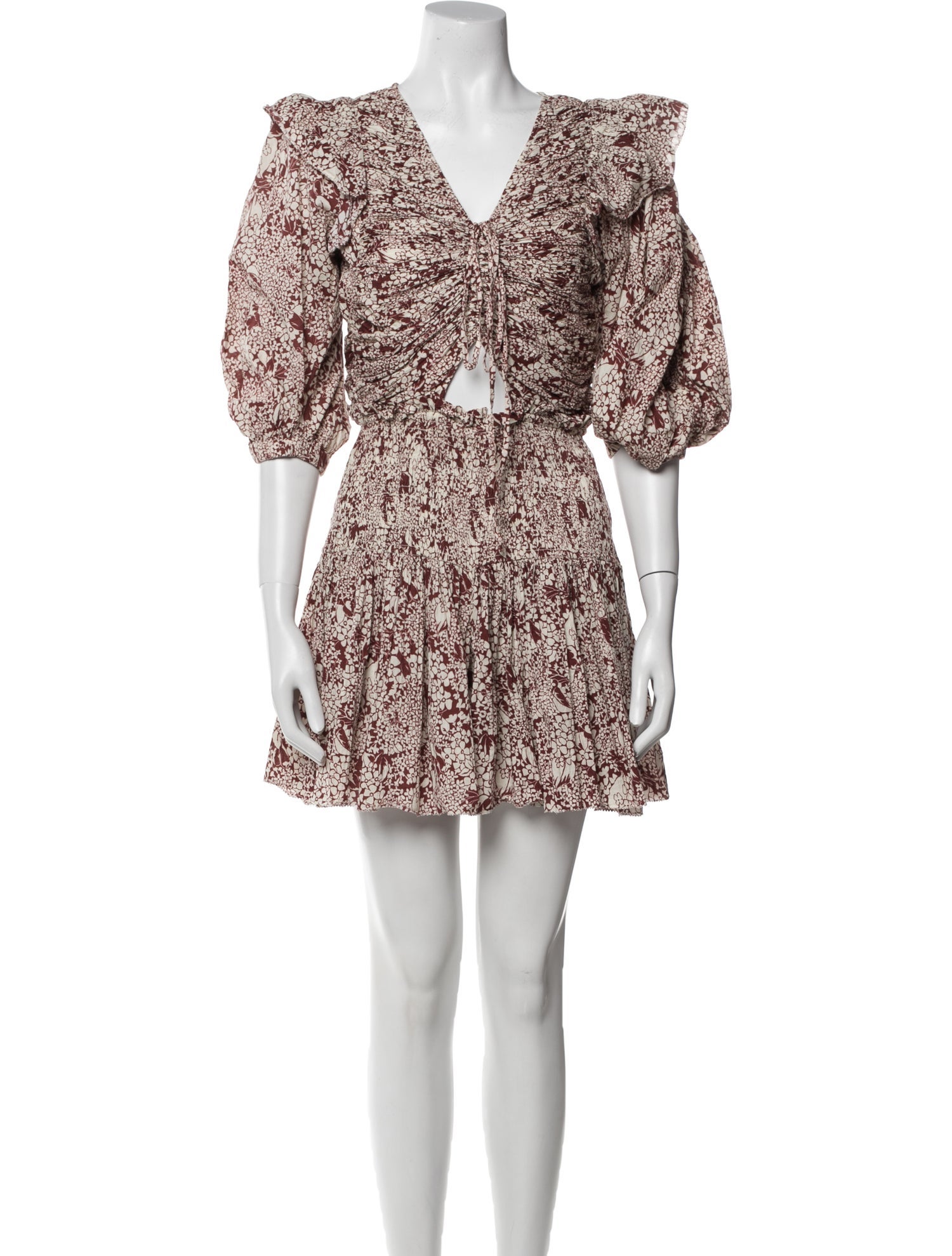 Sea New York Floral Print Mini Dress