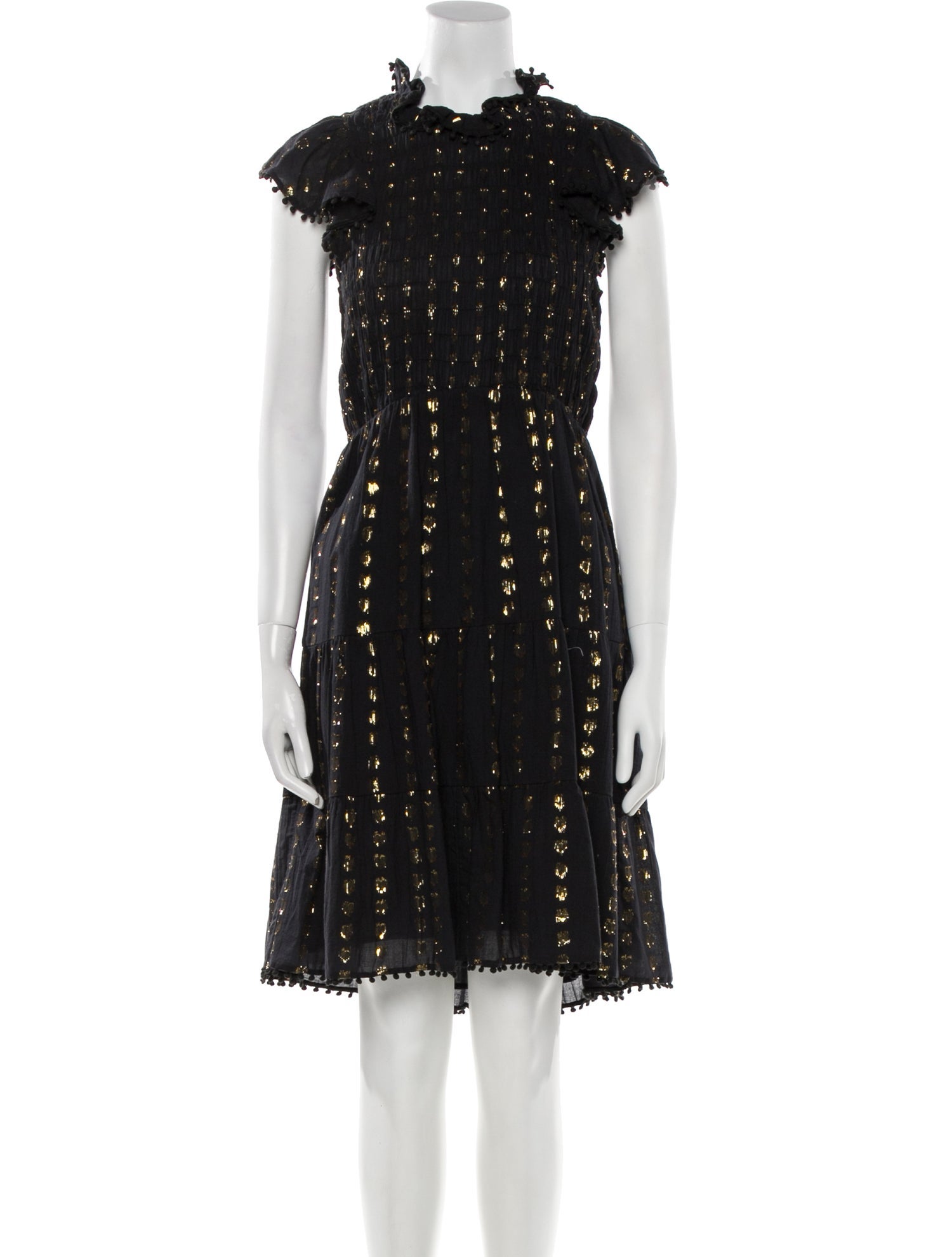 Sea New York Lace Pattern Midi Length Dress