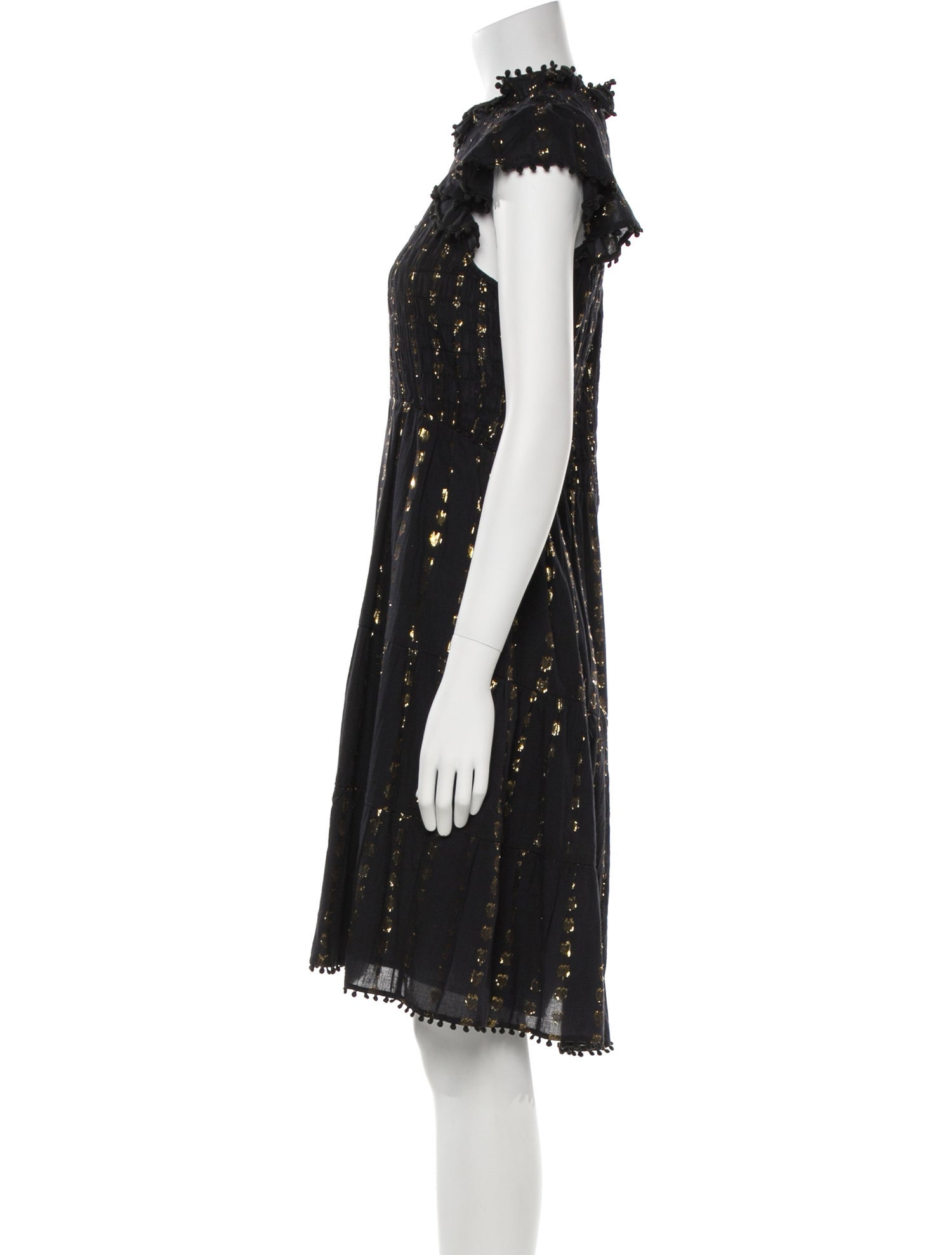 Sea New York Lace Pattern Midi Length Dress