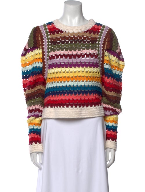 Sea New York Striped Scoop Neck Sweater