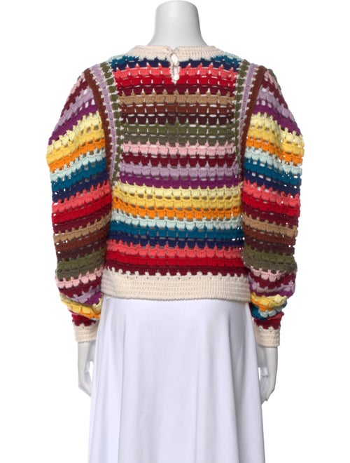 Sea New York Striped Scoop Neck Sweater