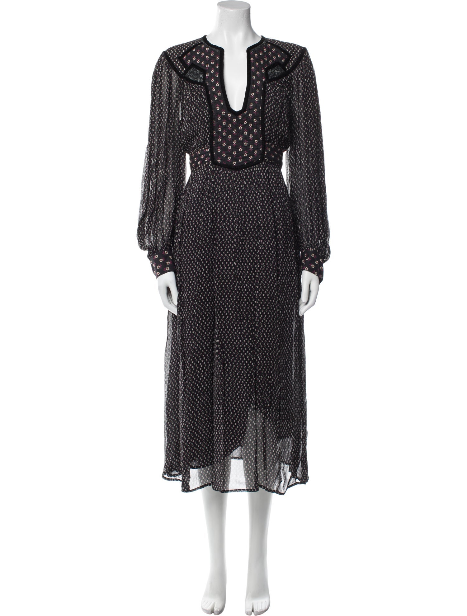 Sea New York Printed Long Dress