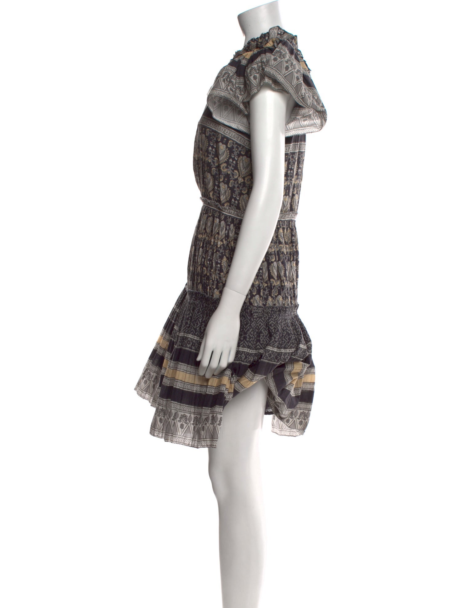 Sea New York Lace Pattern Mini Dress