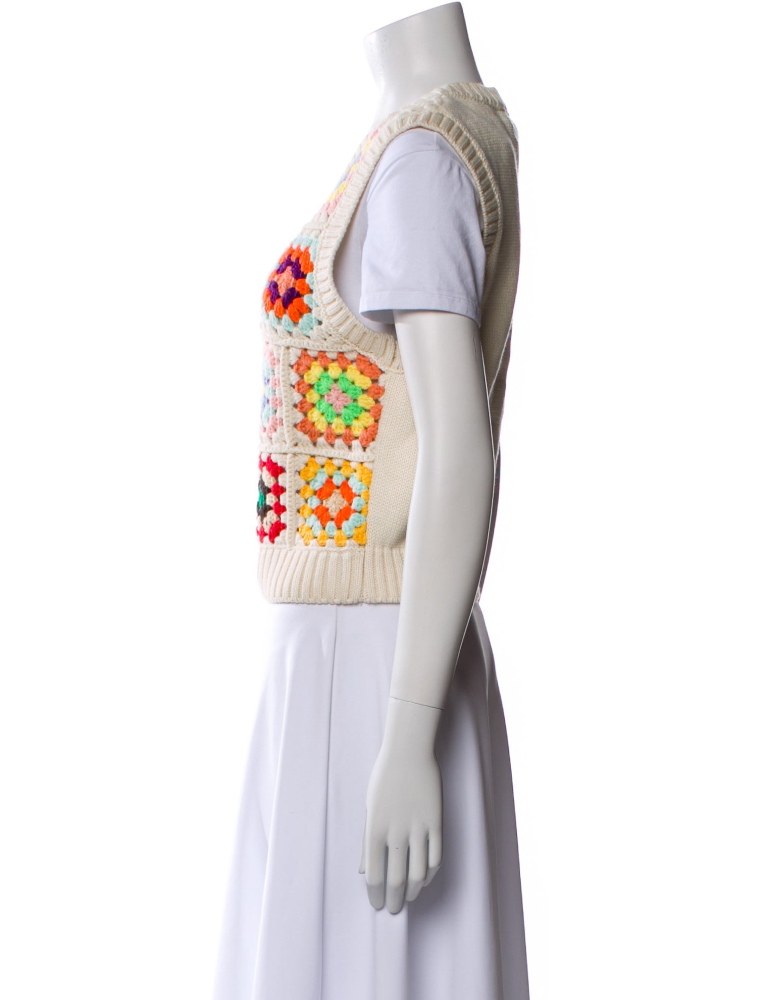 Sea New York Printed V-Neck Sweater