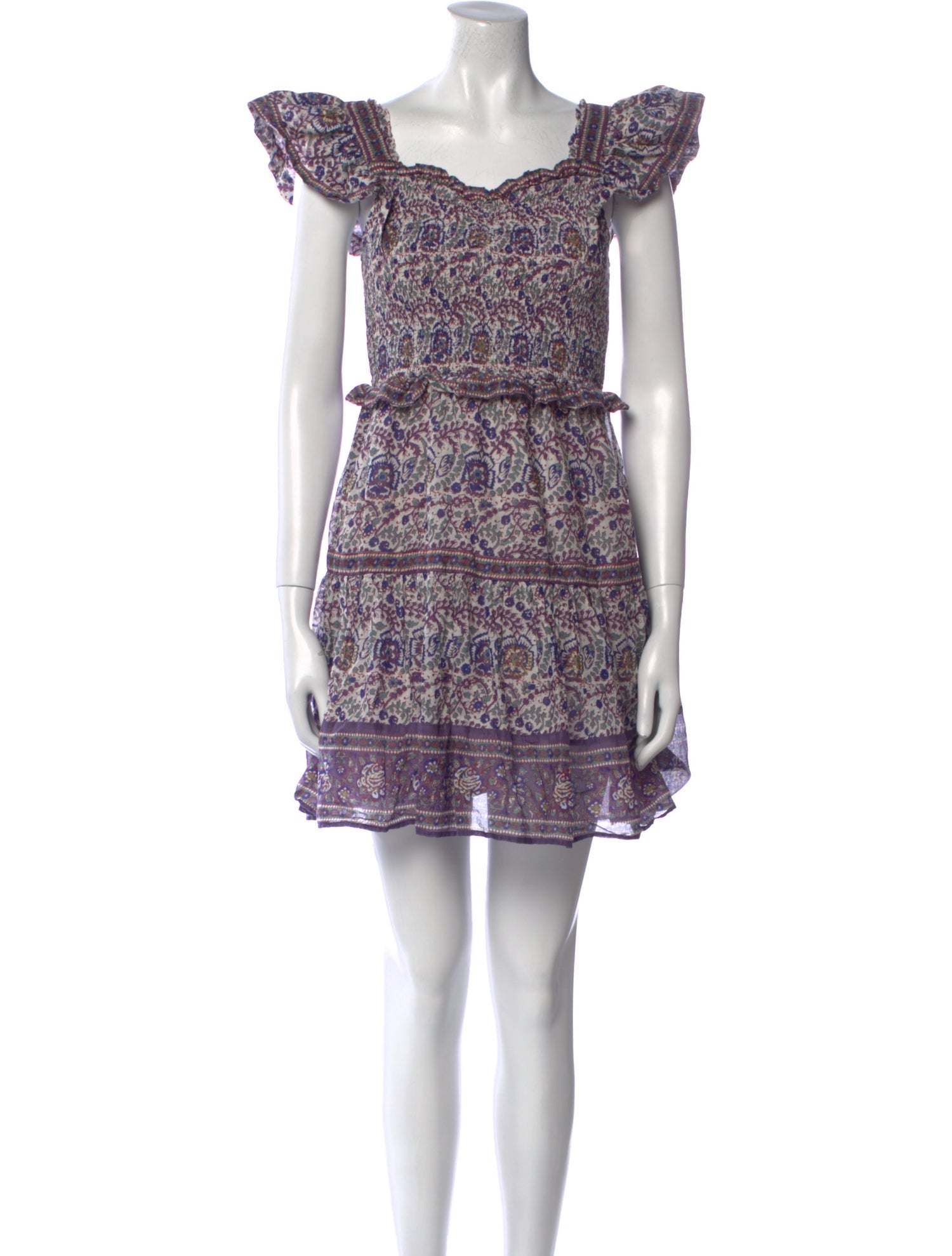 Sea New York Paisley Print Mini Dress