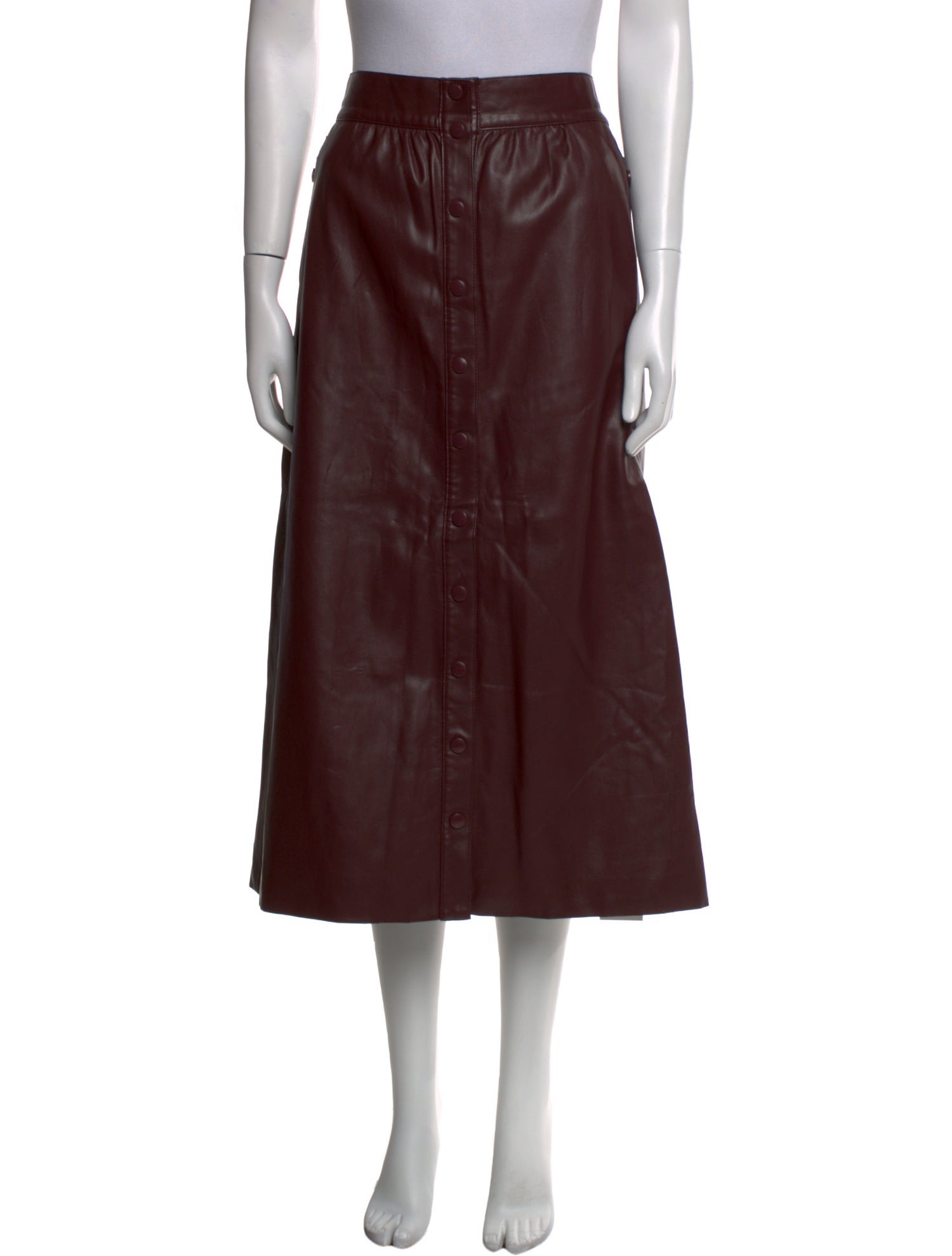 Sea New York Pleated Accents Midi Length Skirt