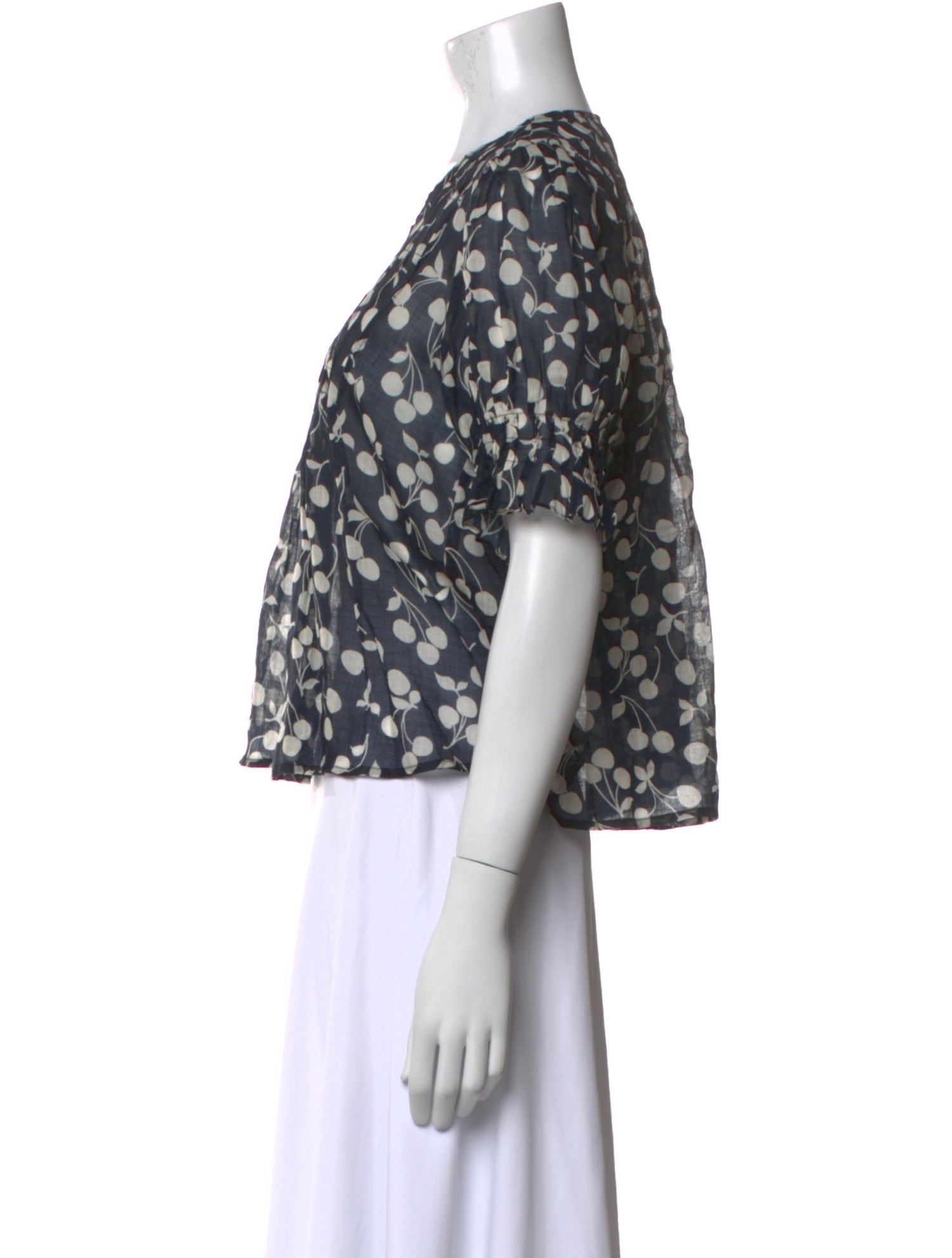 Sea New York Printed V-Neck Blouse