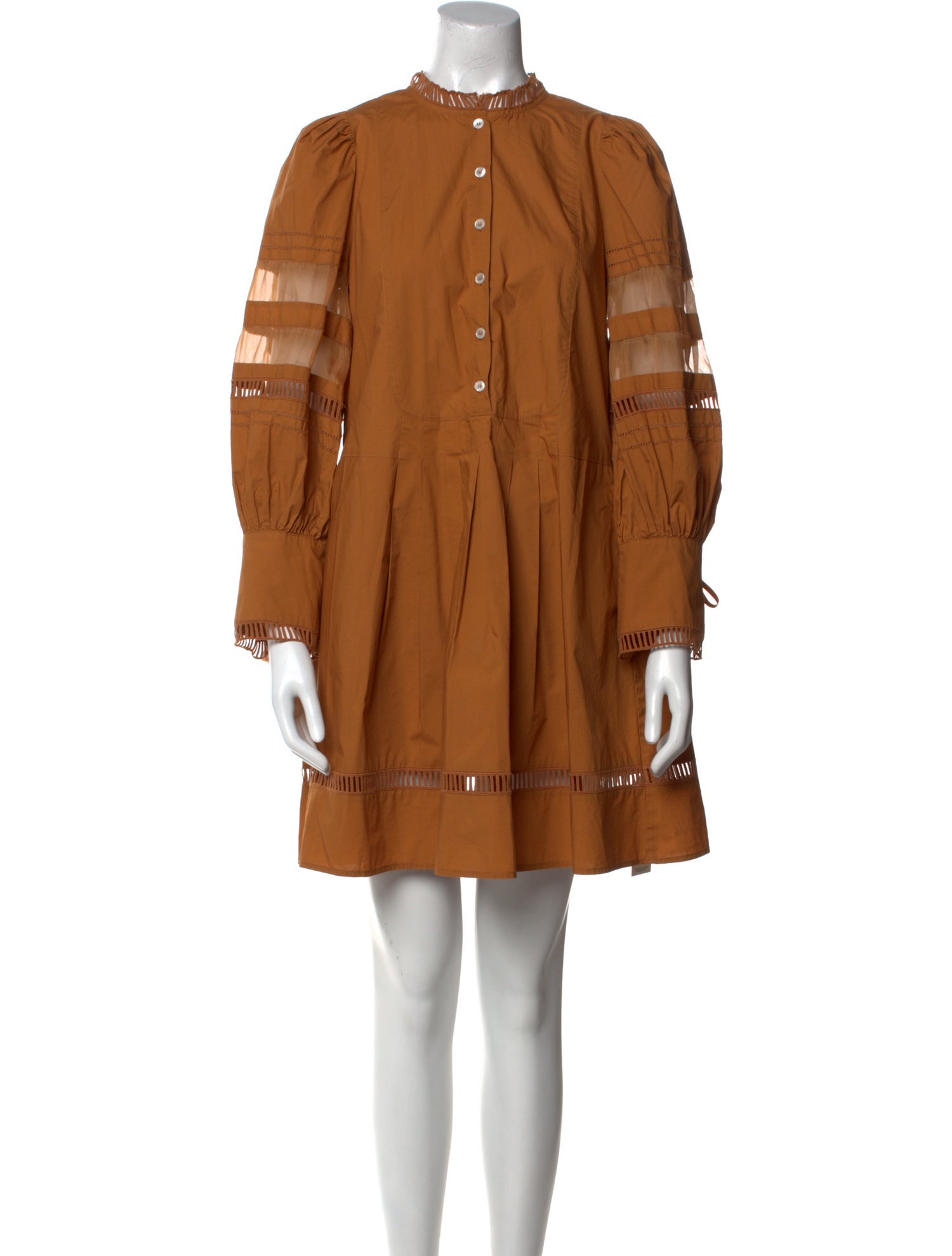 Sea New York Mock Neck Knee-Length Dress