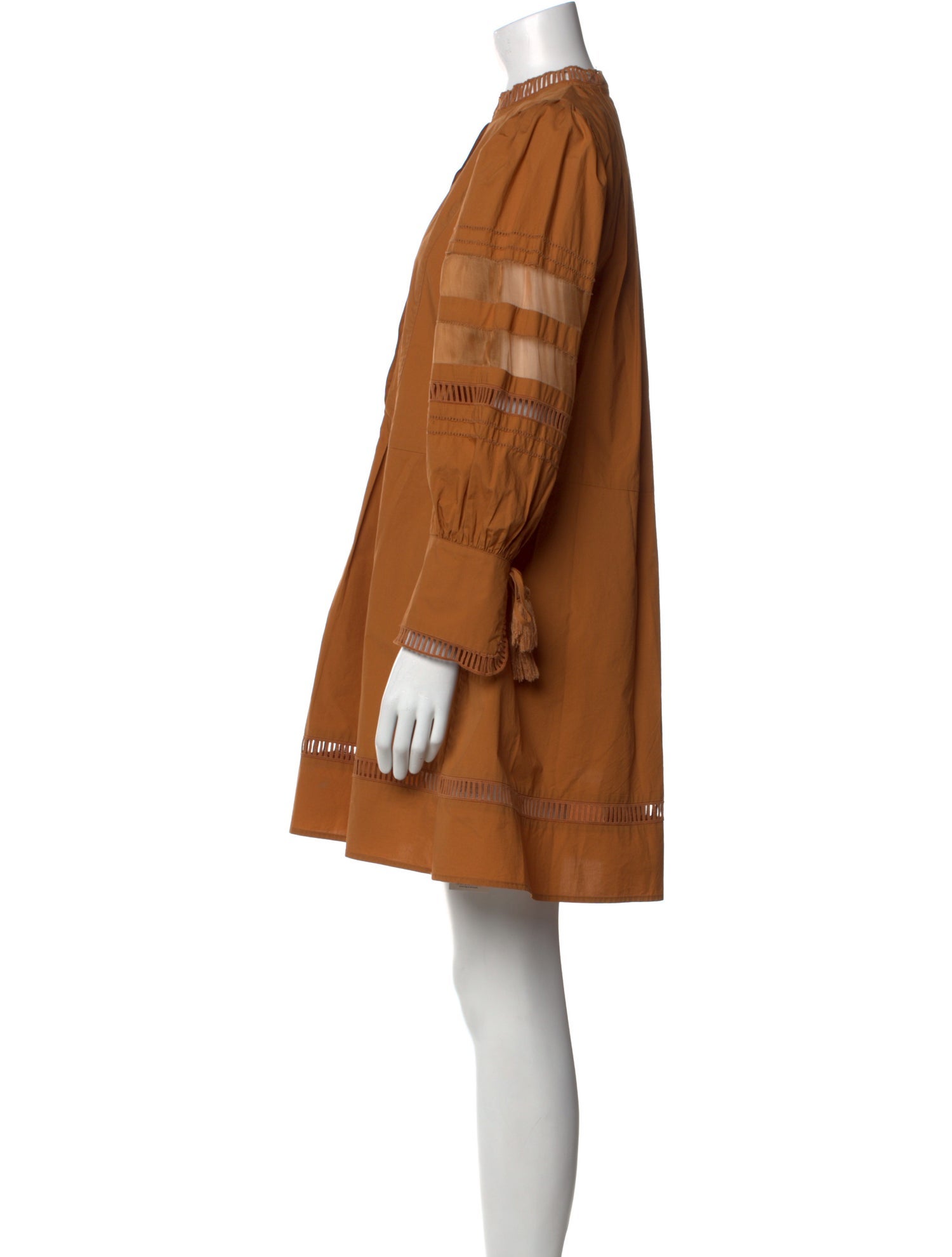 Sea New York Mock Neck Knee-Length Dress