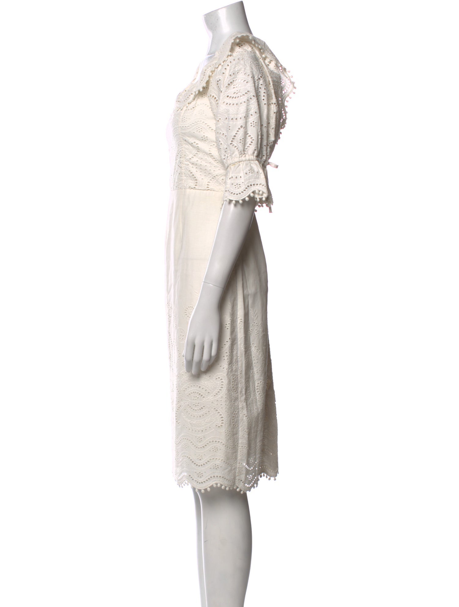 Sea New York Scoop Neck Midi Length Dress