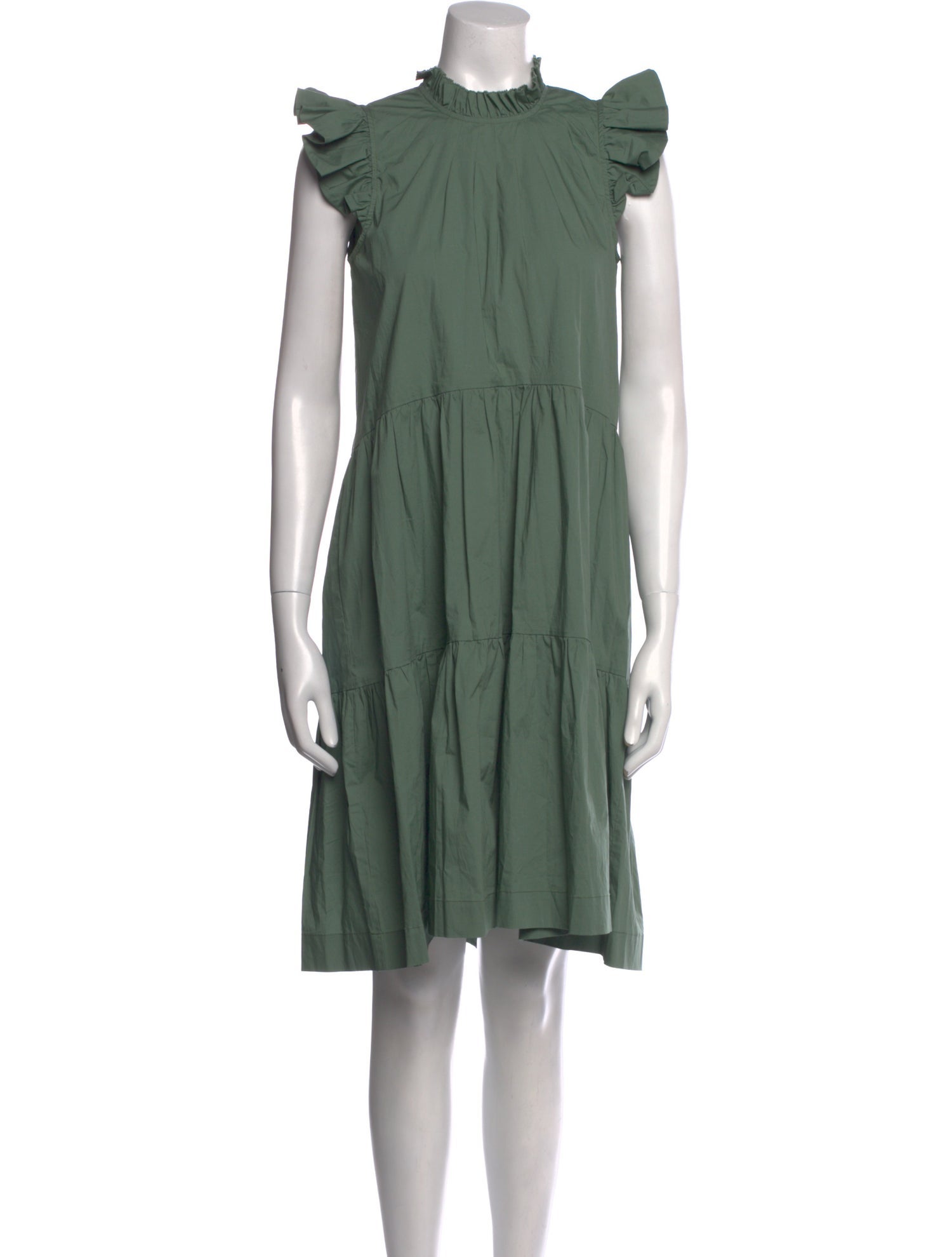 Sea New York Mock Neck Knee-Length Dress