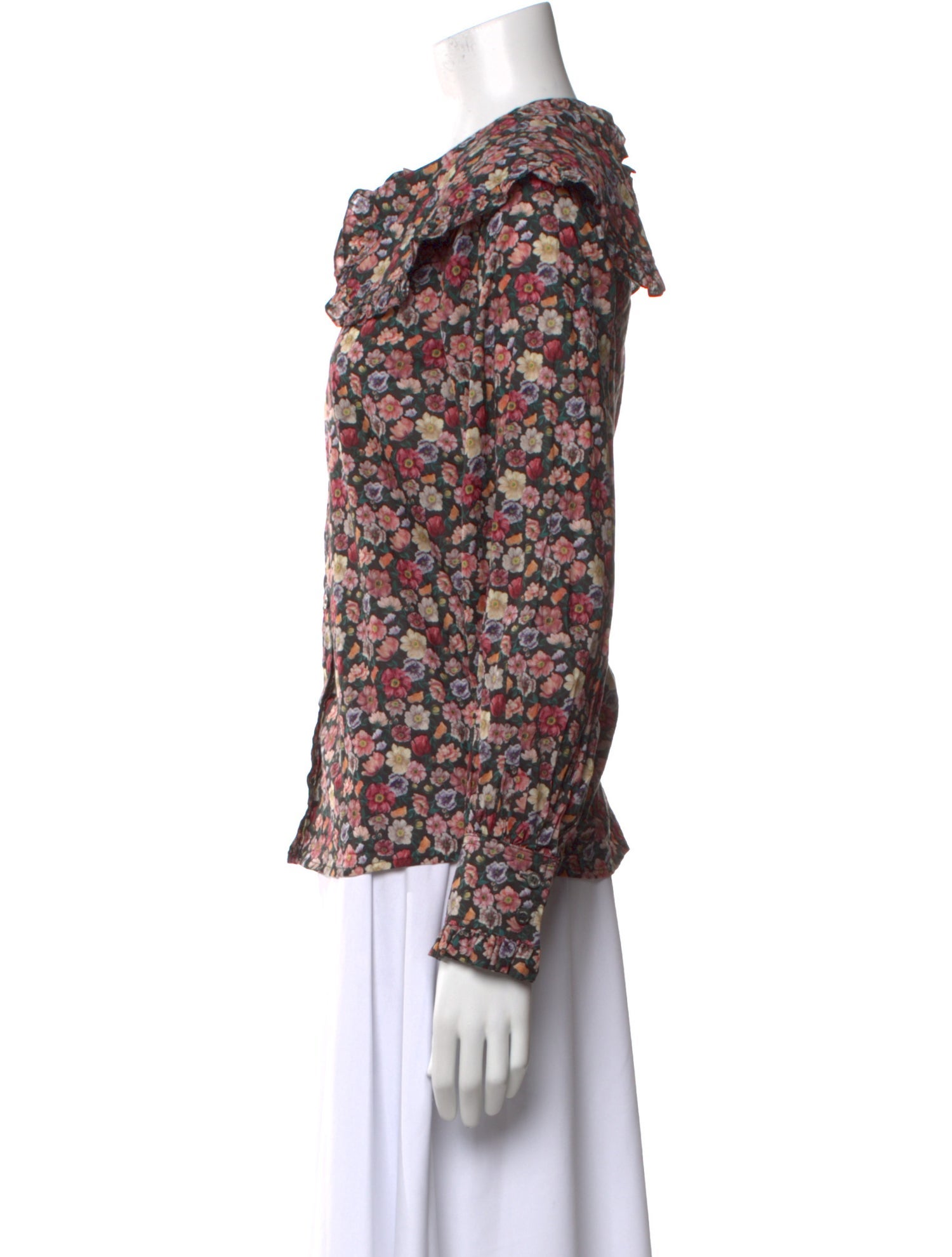 Sea New York Floral Print Crew Neck Blouse