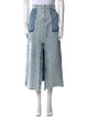 Sea New York Distressed Accents Midi Length Skirt