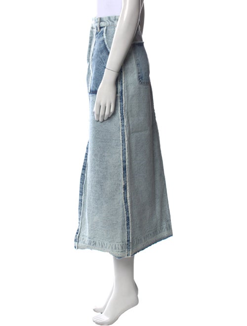 Sea New York Distressed Accents Midi Length Skirt