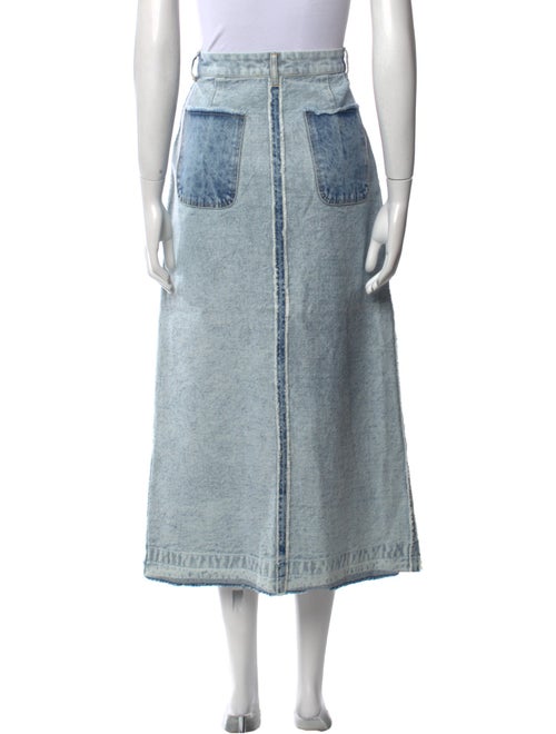 Sea New York Distressed Accents Midi Length Skirt