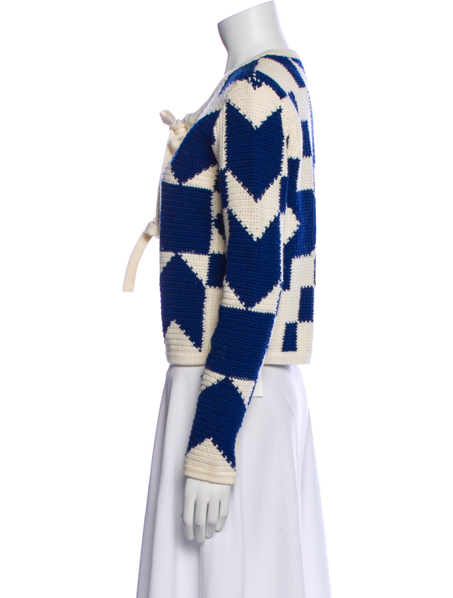 Sea New York Merino Wool Printed Sweater