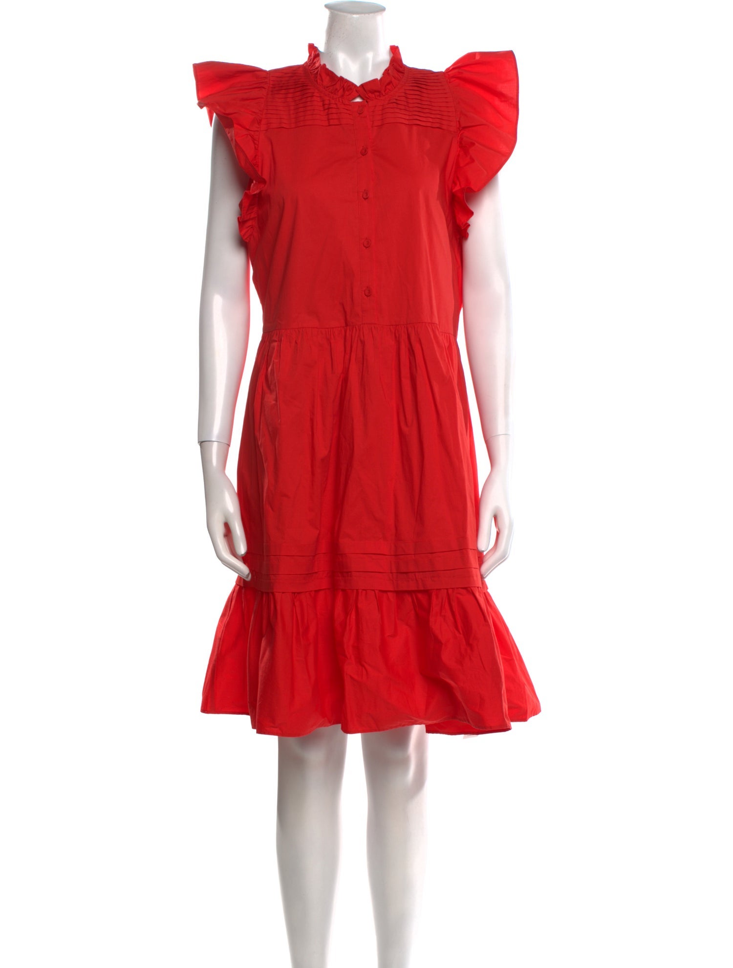 Sea New York Mock Neck Knee-Length Dress