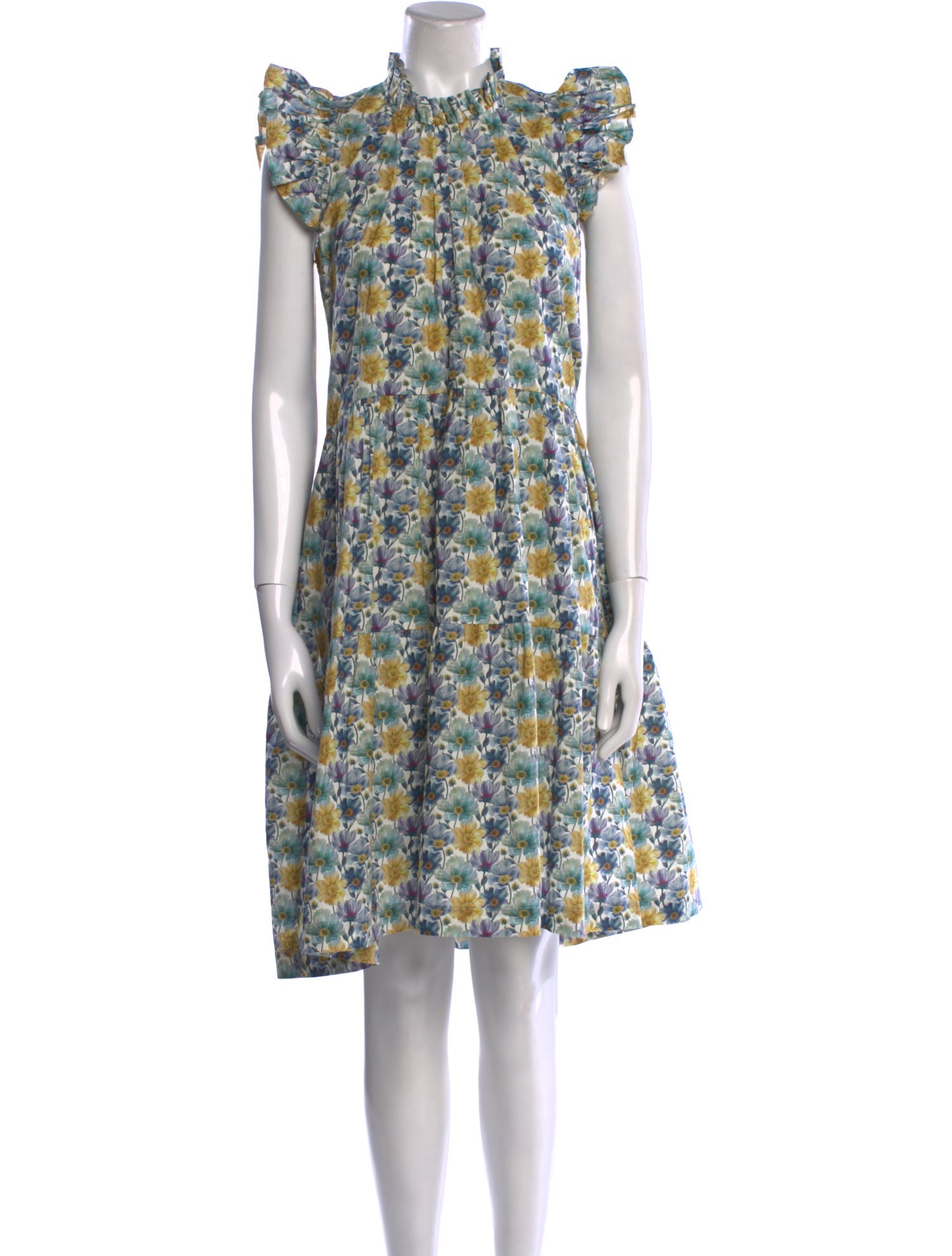 Sea New York Floral Print Knee-Length Dress