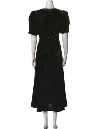 Sea New York Crew Neck Long Dress