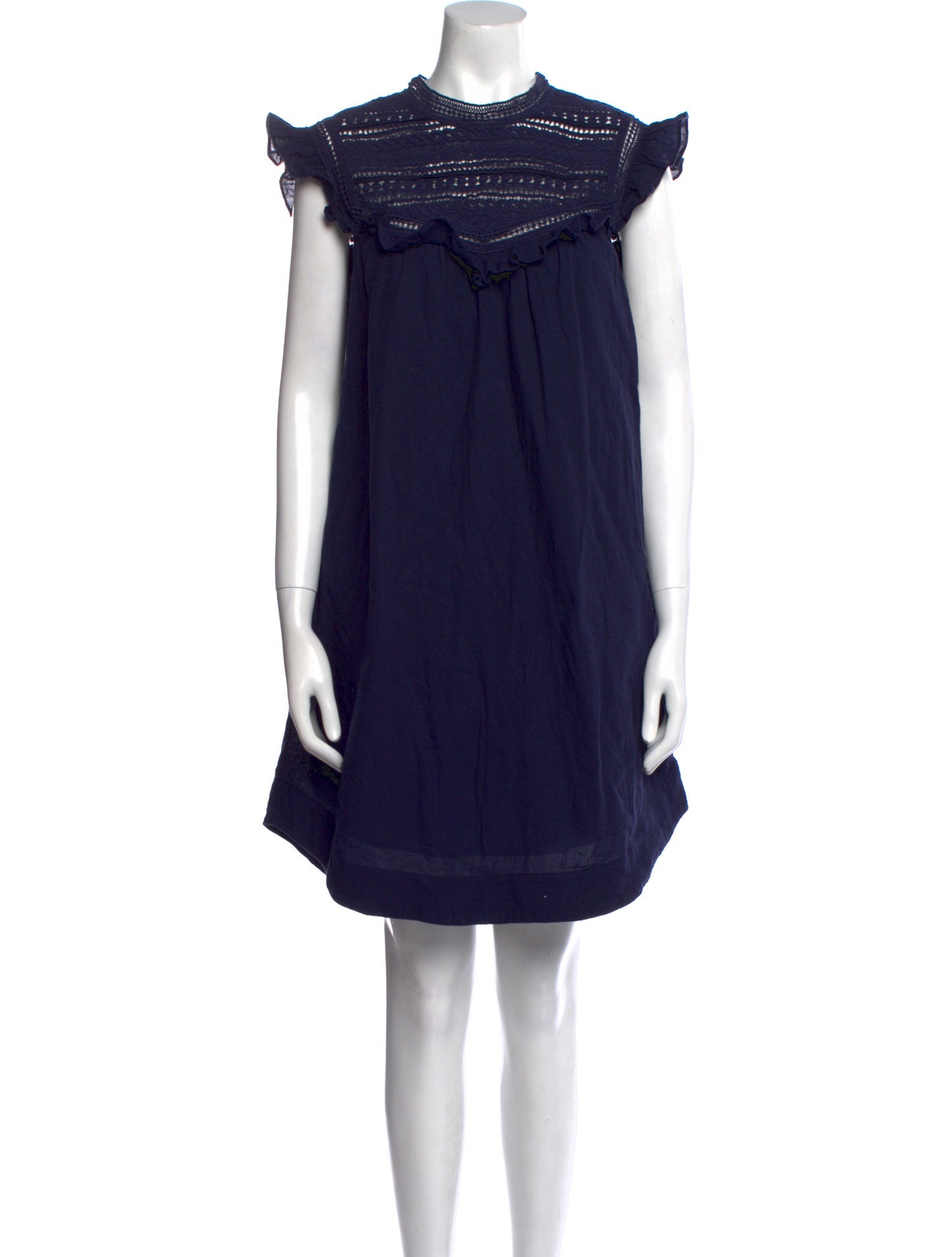 Sea New York Crew Neck Mini Dress