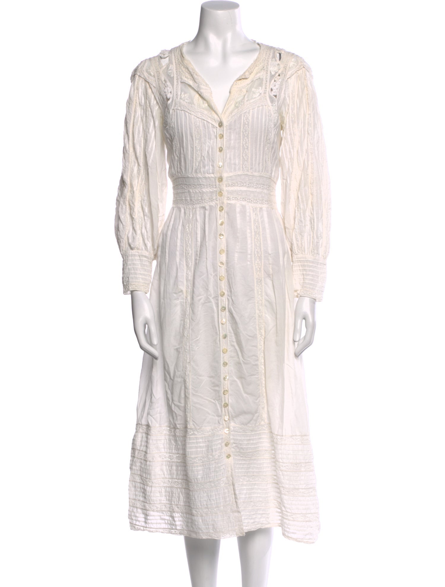 Sea New York V-Neck Midi Length Dress