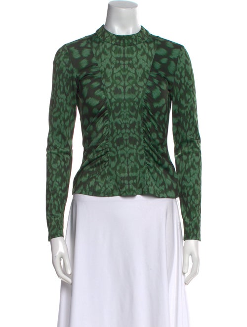 Sea New York Animal Print Crew Neck Top