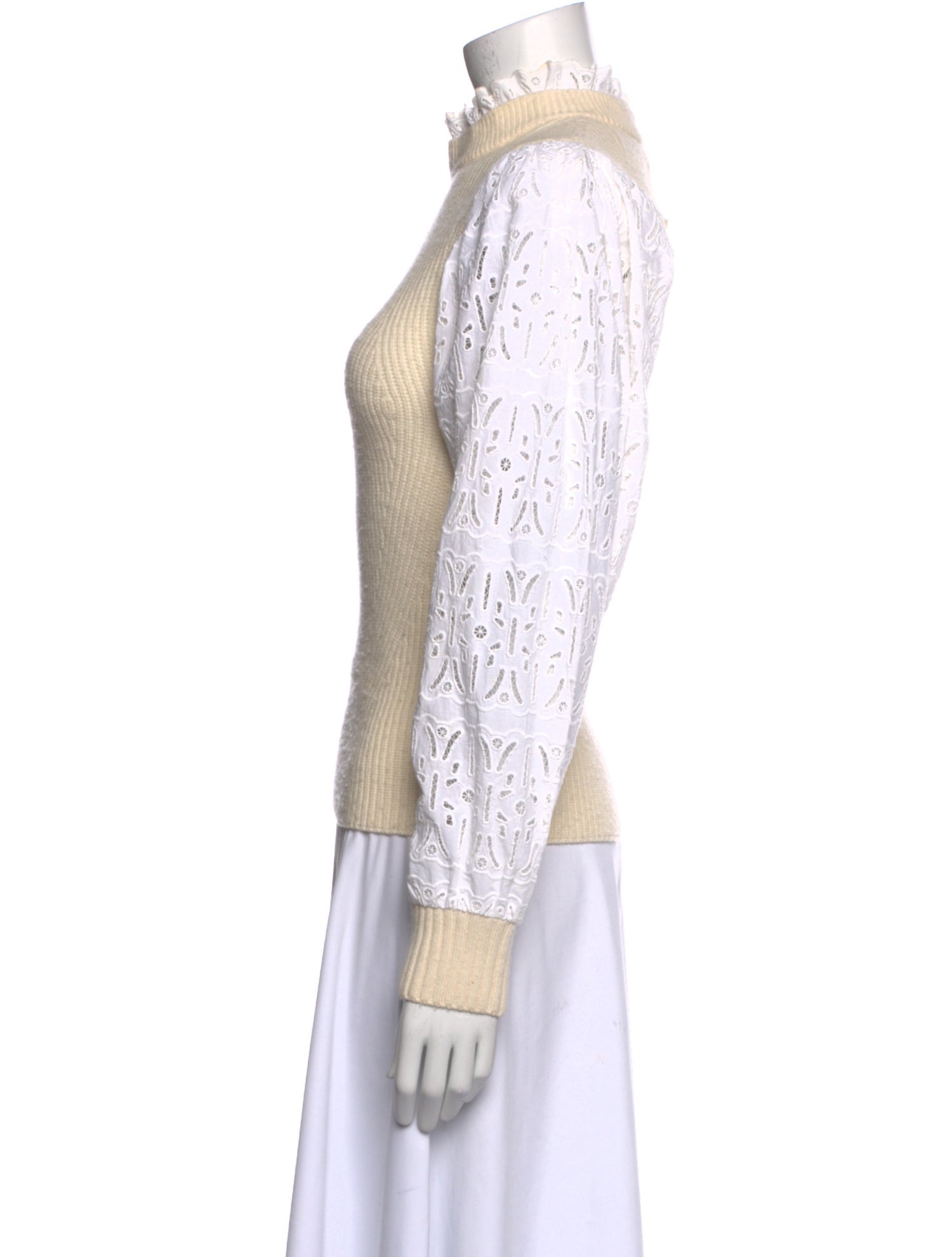 Sea New York Wool Mock Neck Sweater