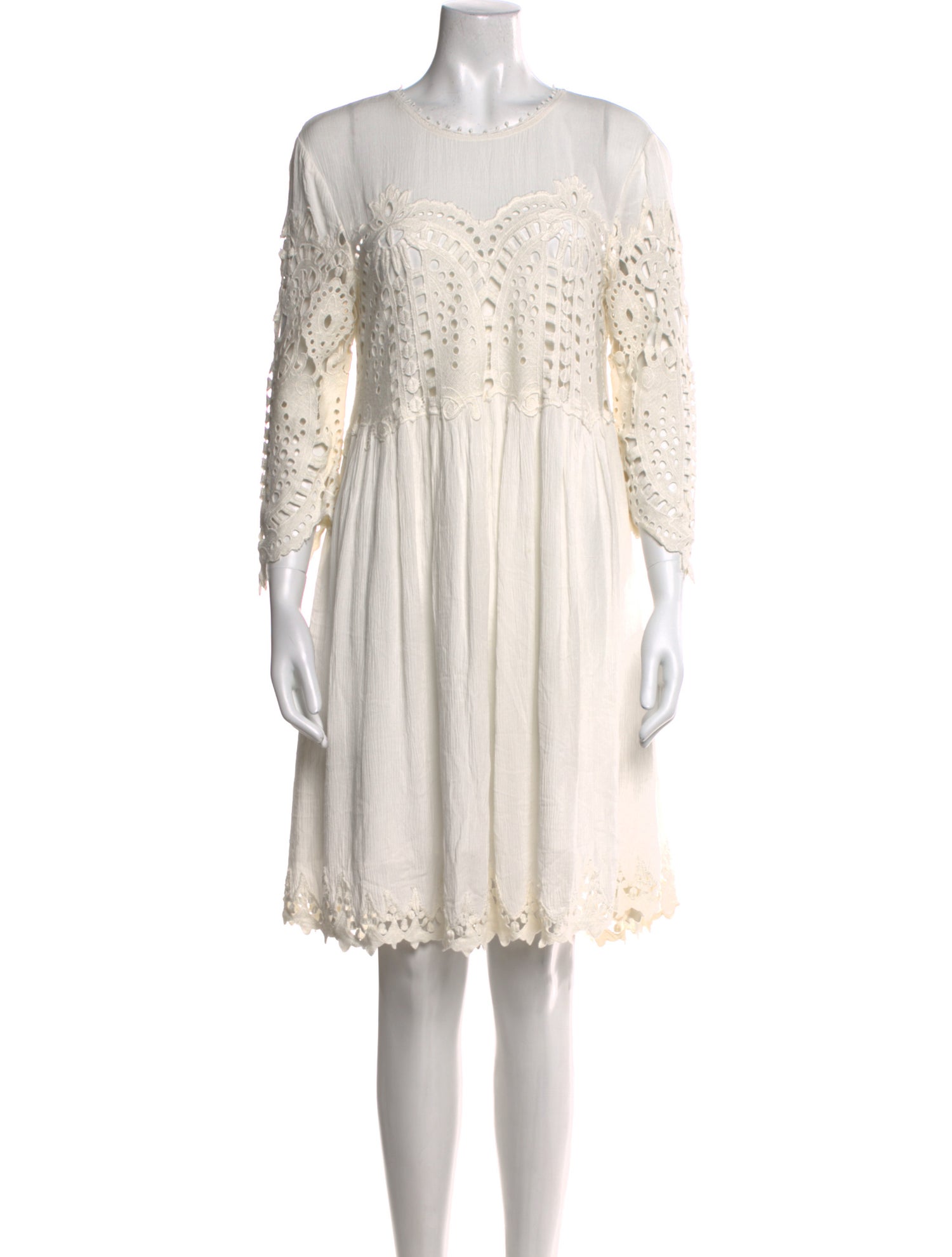 Sea New York Scoop Neck Knee-Length Dress