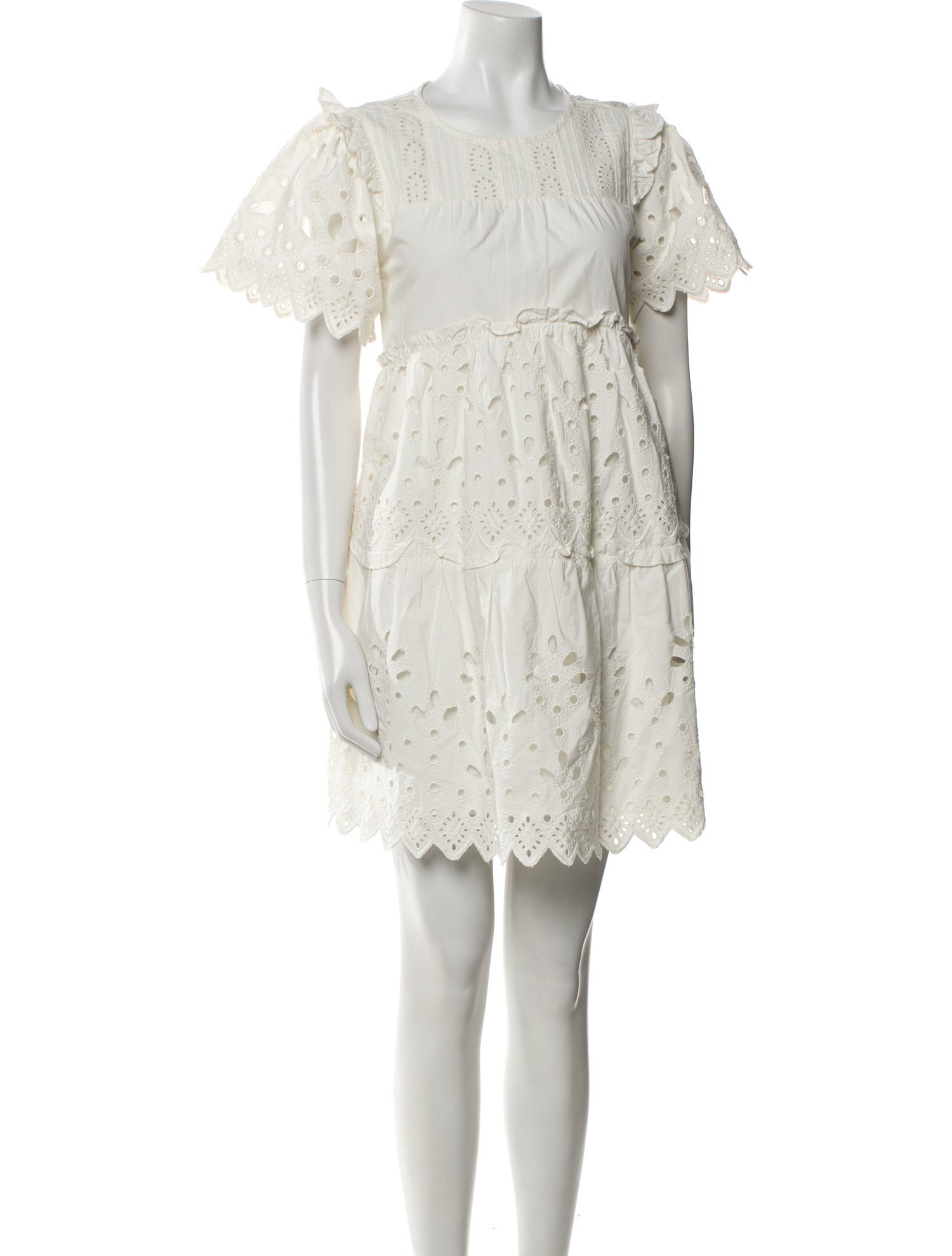 Sea New York Scoop Neck Mini Dress