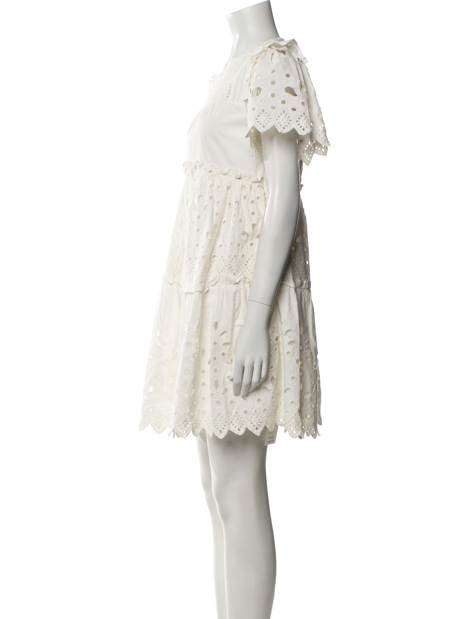 Sea New York Scoop Neck Mini Dress