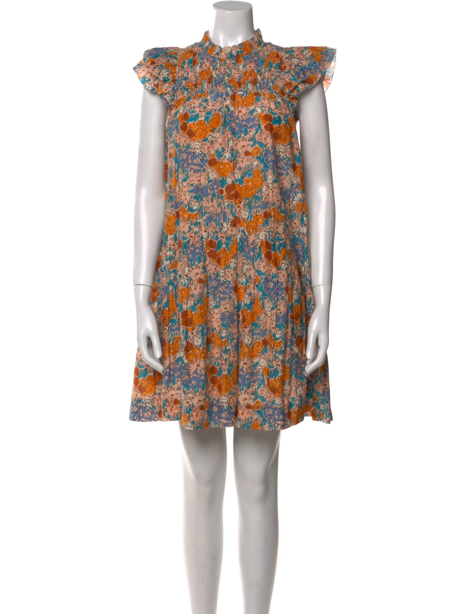 Sea New York Floral Print Mini Dress