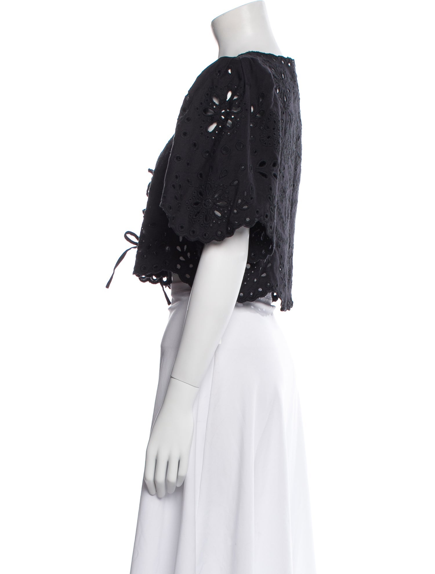 Sea New York V-Neck Short Sleeve Crop Top