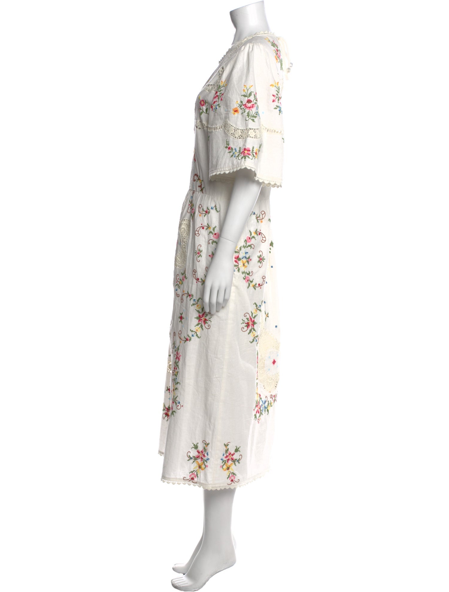 Sea New York Floral Print Midi Length Dress