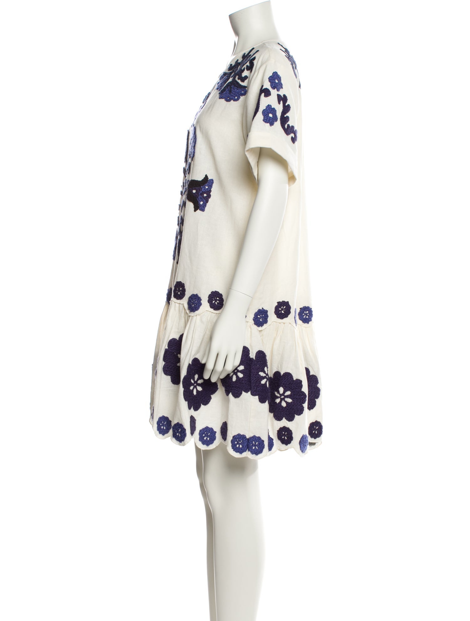 Sea New York Floral Print Mini Dress