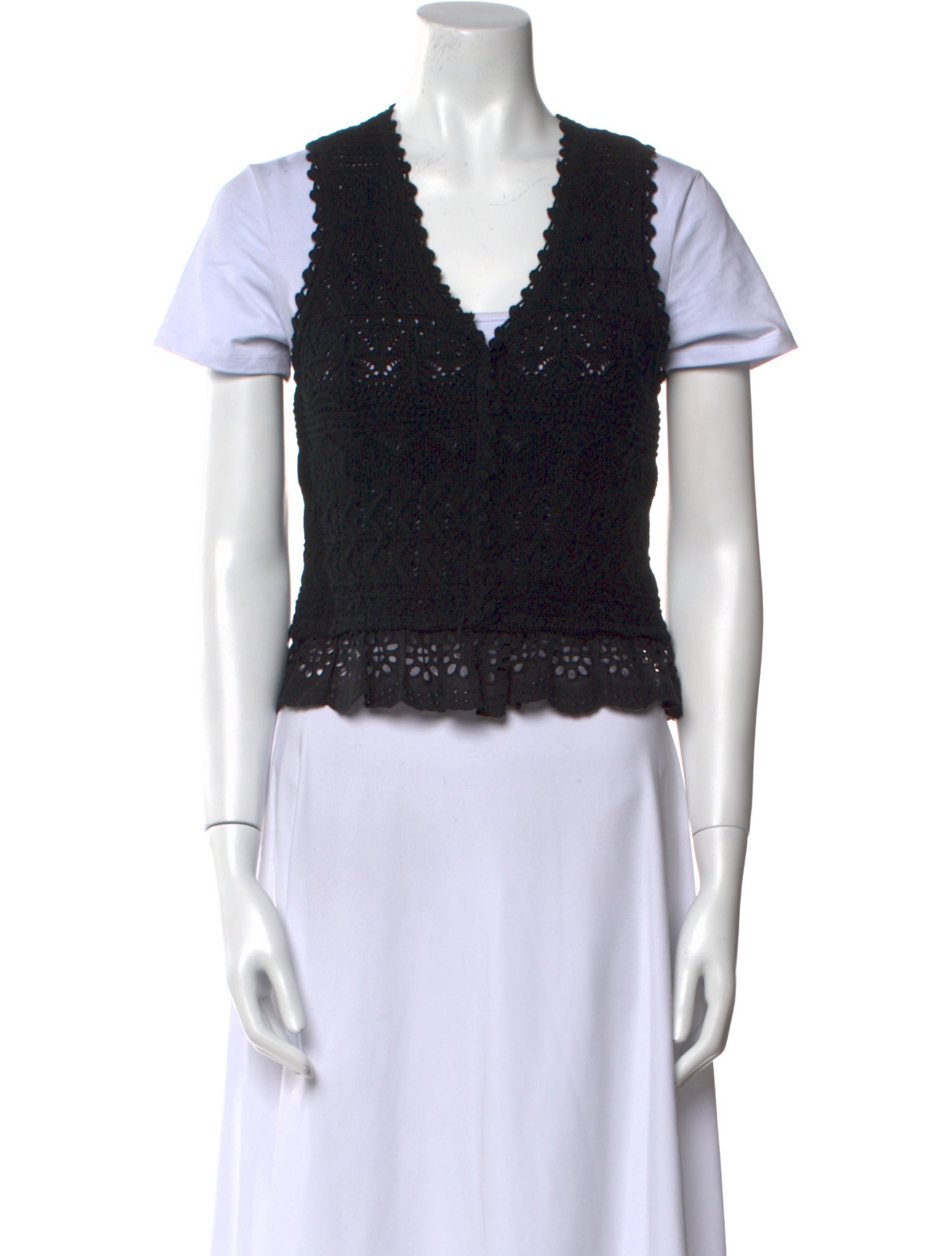 Sea New York Merino Wool V-Neck Sweater