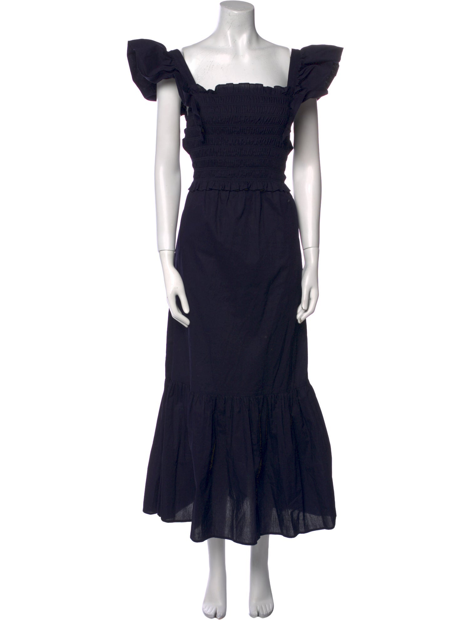 Sea New York Square Neckline Midi Length Dress