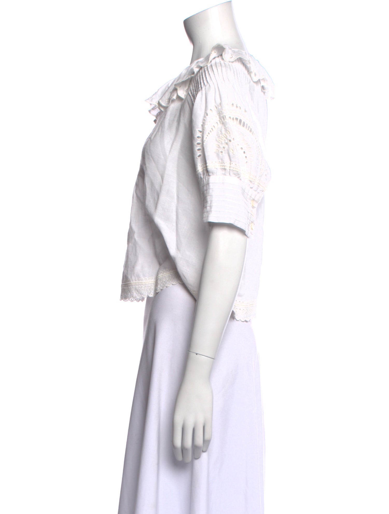 Sea New York Scoop Neck Short Sleeve Crop Top