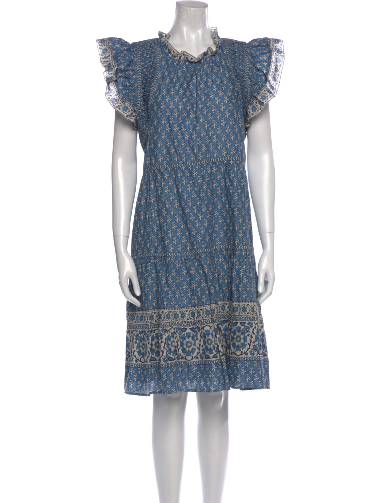 Sea New York Printed Knee-Length Dress