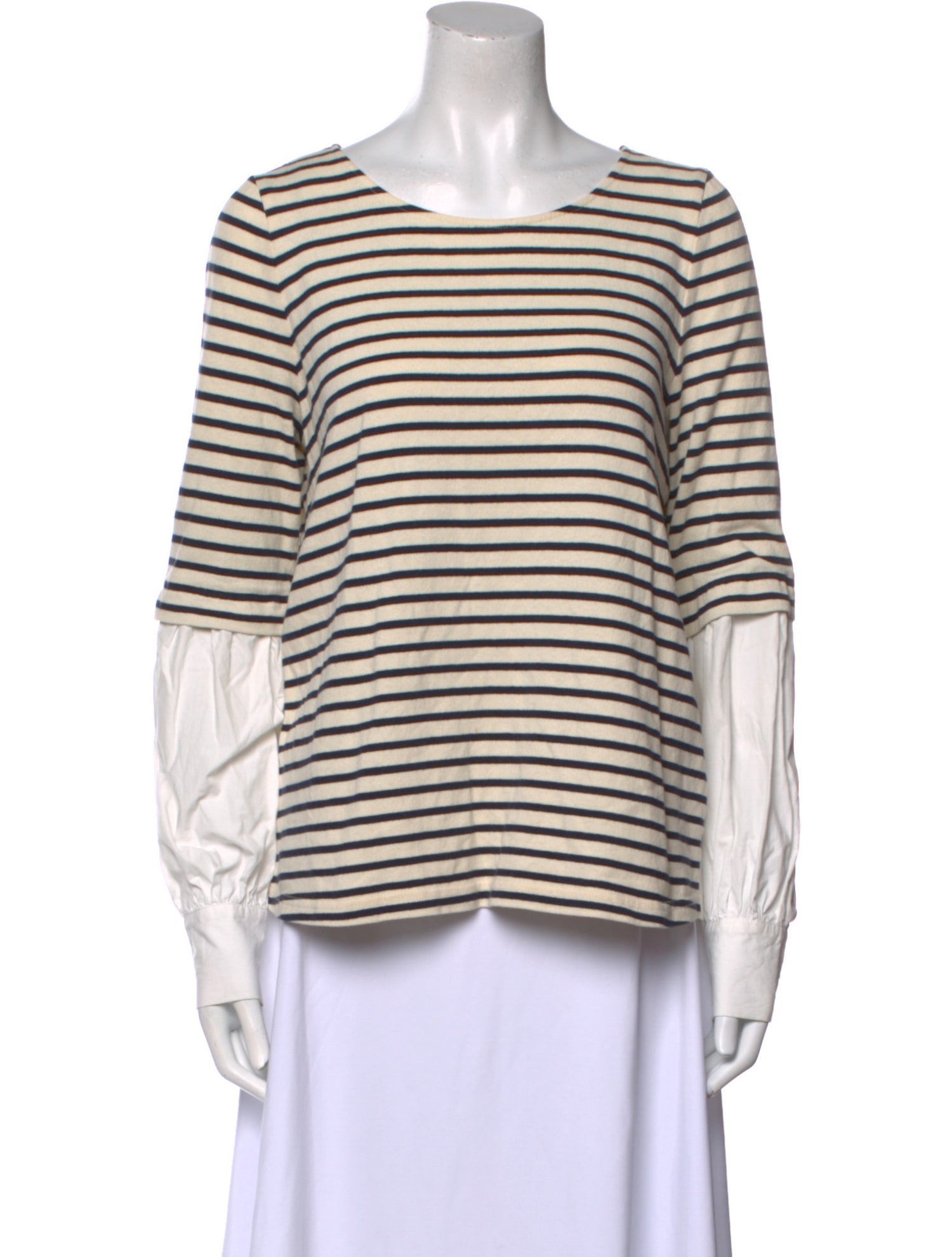 Sea New York Striped Scoop Neck T-Shirt