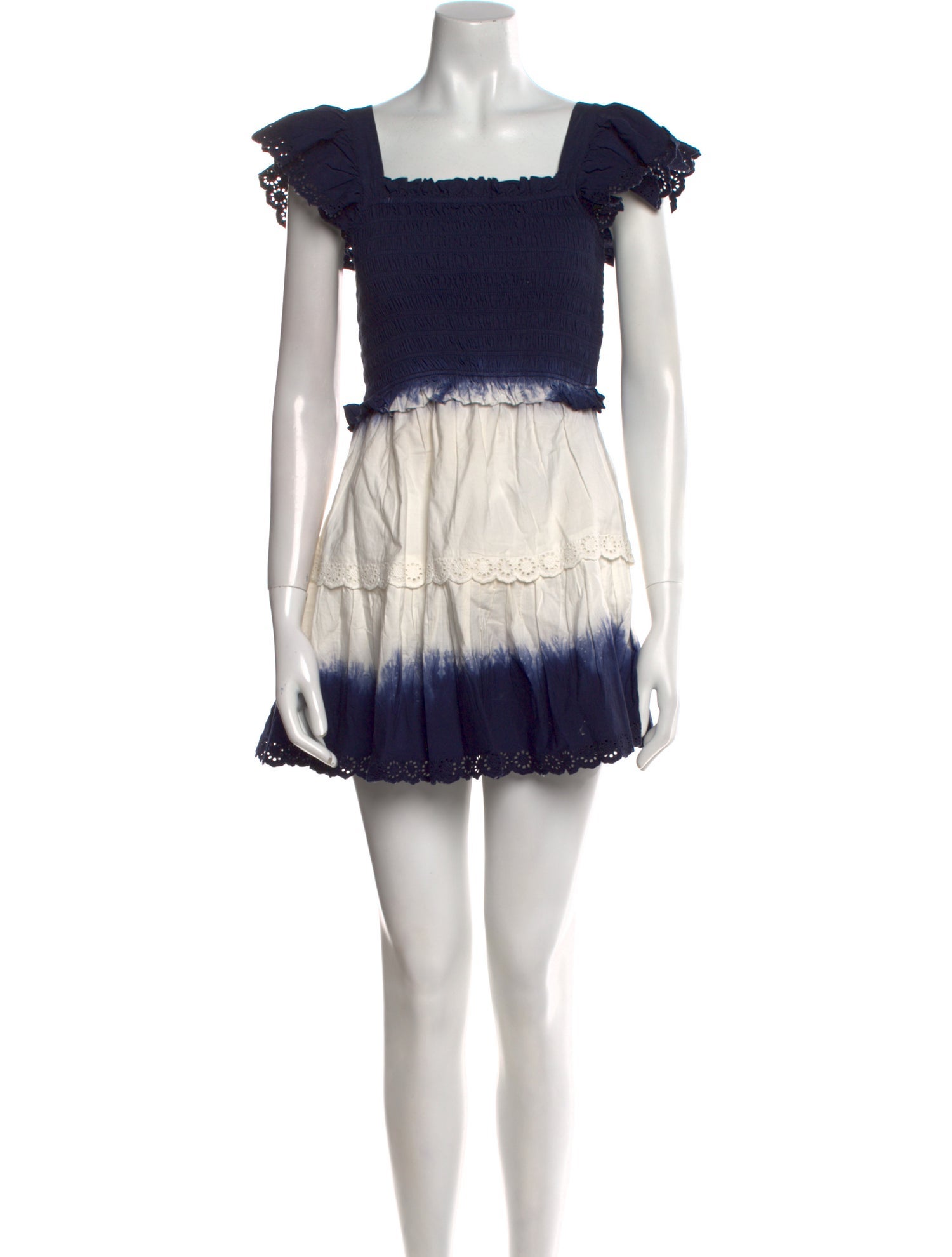 Sea New York Colorblock Pattern Mini Dress