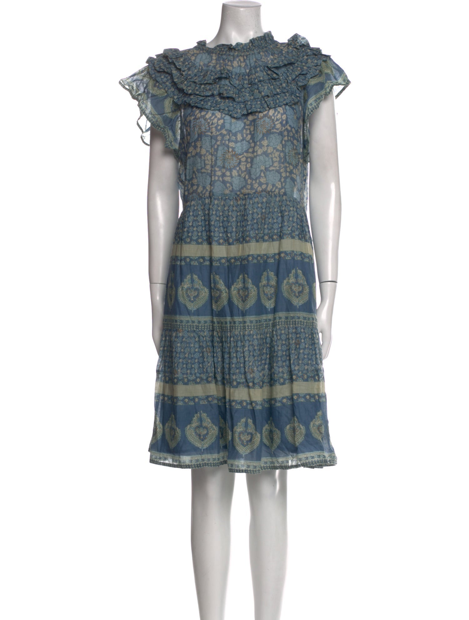 Sea New York Printed Knee-Length Dress